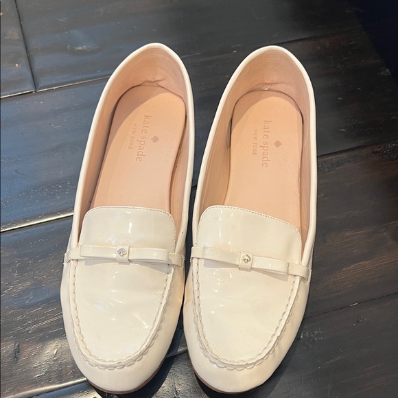 kate spade Elegant White Loafers - Picture 1 of 3